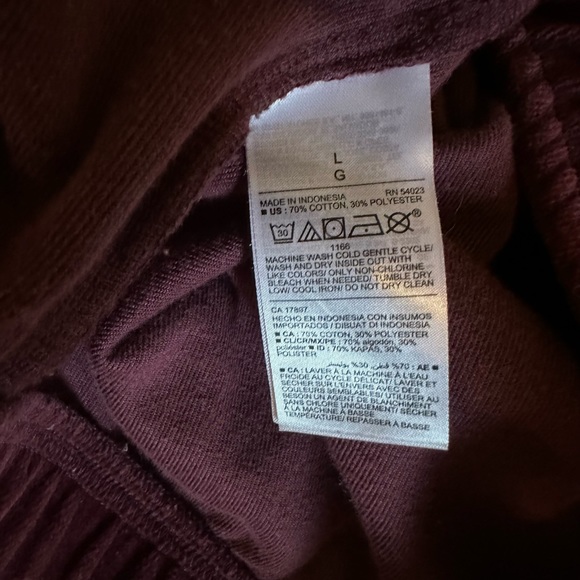 Mens Old Navy Velvet Jogger Pajama Bottoms - Picture 5 of 5